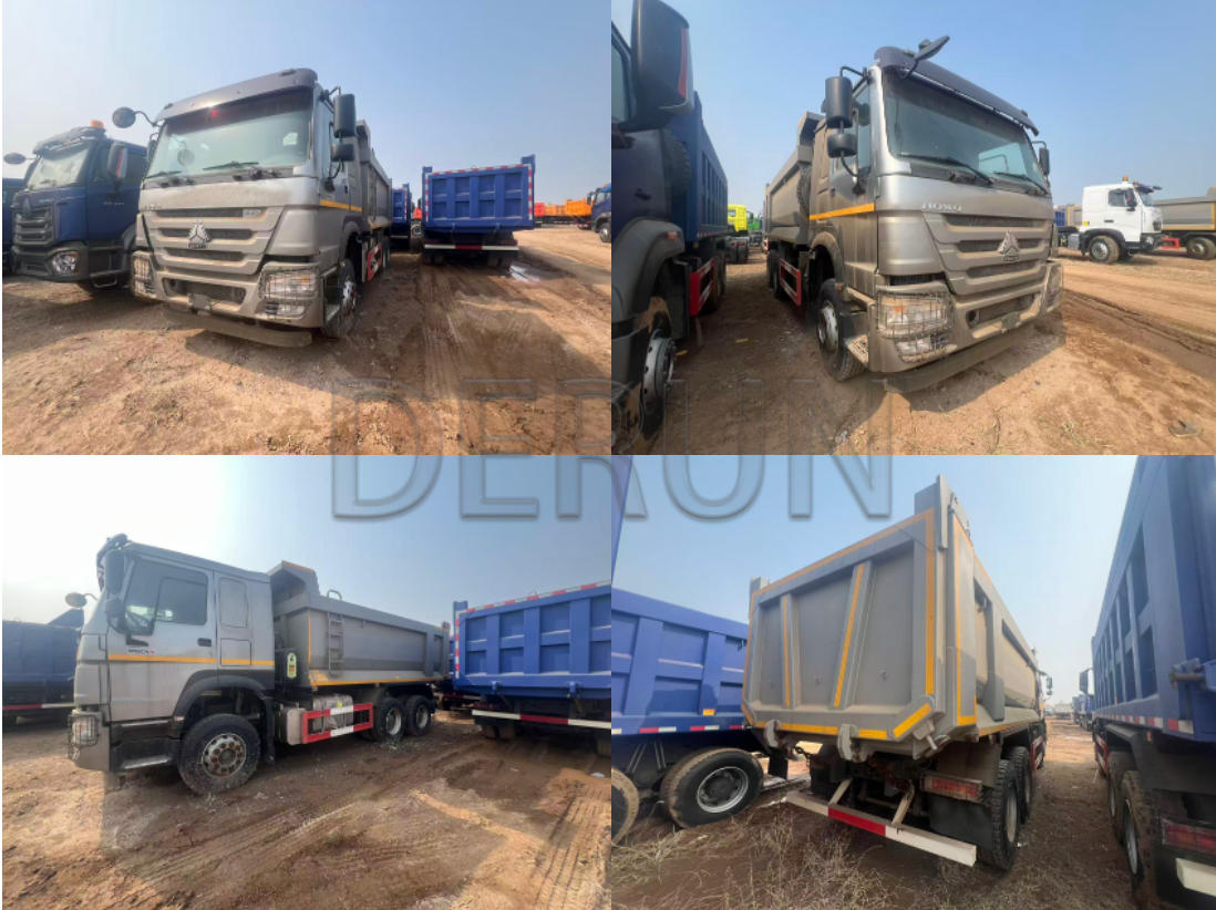 SINOTRUK HOWO 6x4 डंप ट्रक अल्जेरियाला यशस्वीरित्या पाठवला गेला