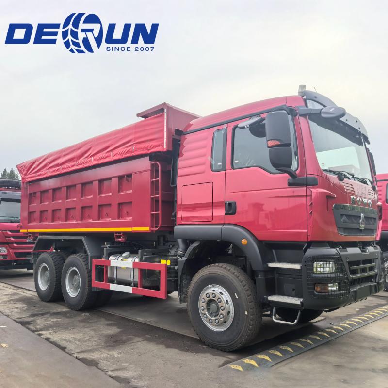 इथिओपिया आणि जिबूतीसाठी सिनोट्रुक होवो TX 6x4 336HP डंप ट्रक